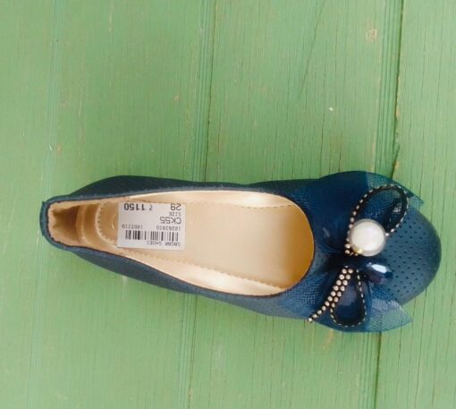 Girl Denim Ballet Flats (Size 11) - $50EC