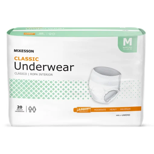 McKesson Classic Disposable Underwear - Medium, 20 Ct - $55EC